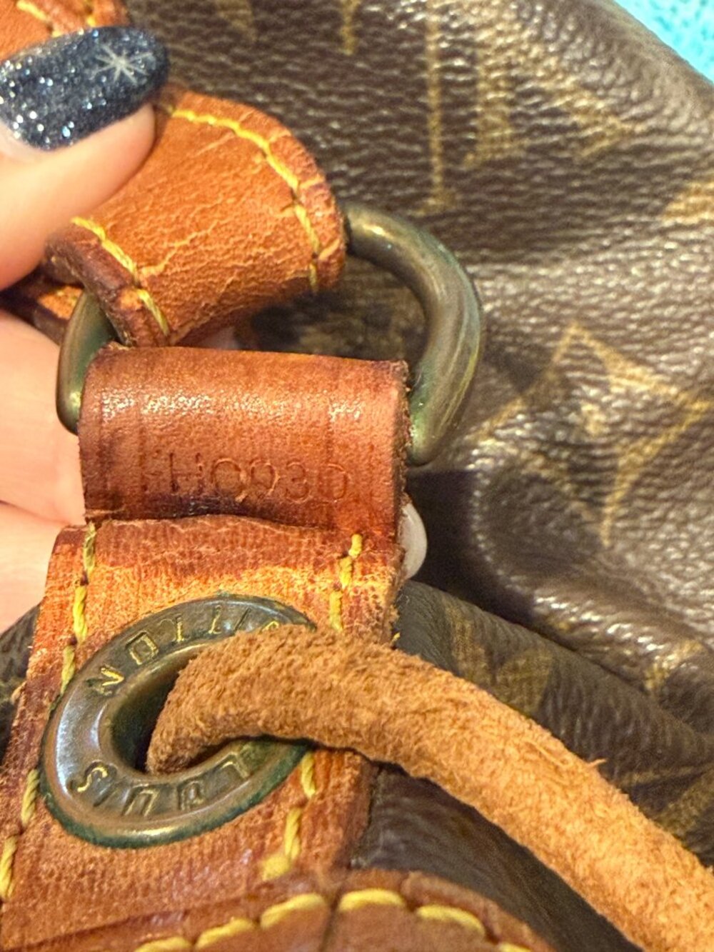 LOUIS VUITTON Noe GM Monogram Canvas Brown Drawstring Bucket Shoulder Bag - Picture 15 of 15